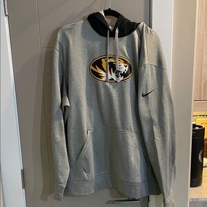 Missouri Tigers Nike Gray and Black Men's Hoodie